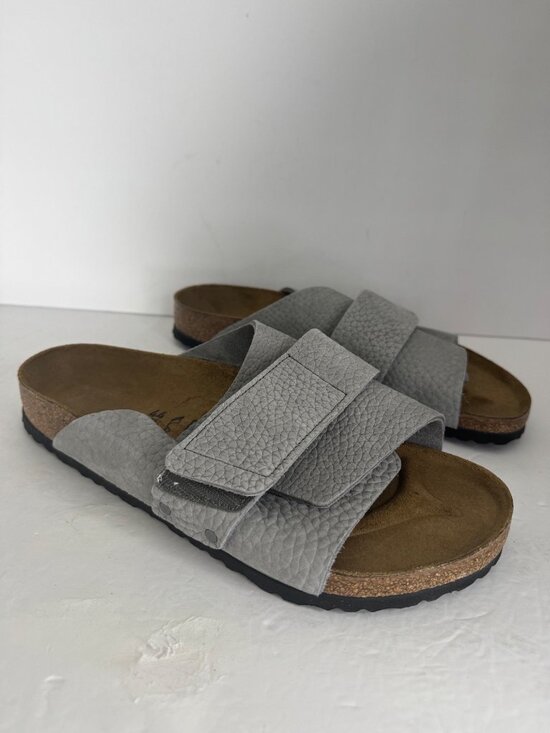 New Birkenstock Kyoto Nubuk Leather Desert Buck Whale Gray Men\'s 44 US 11 main image 10